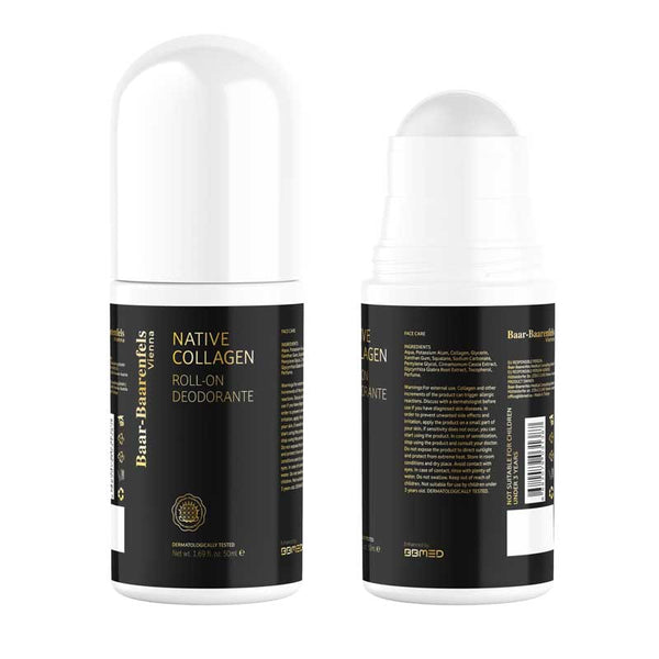 Stay Fresh All Day Long with Our Roll-On Deodorant Infused with Native Collagen. Experience Lasting Freshness and Skin-Friendly Comfort