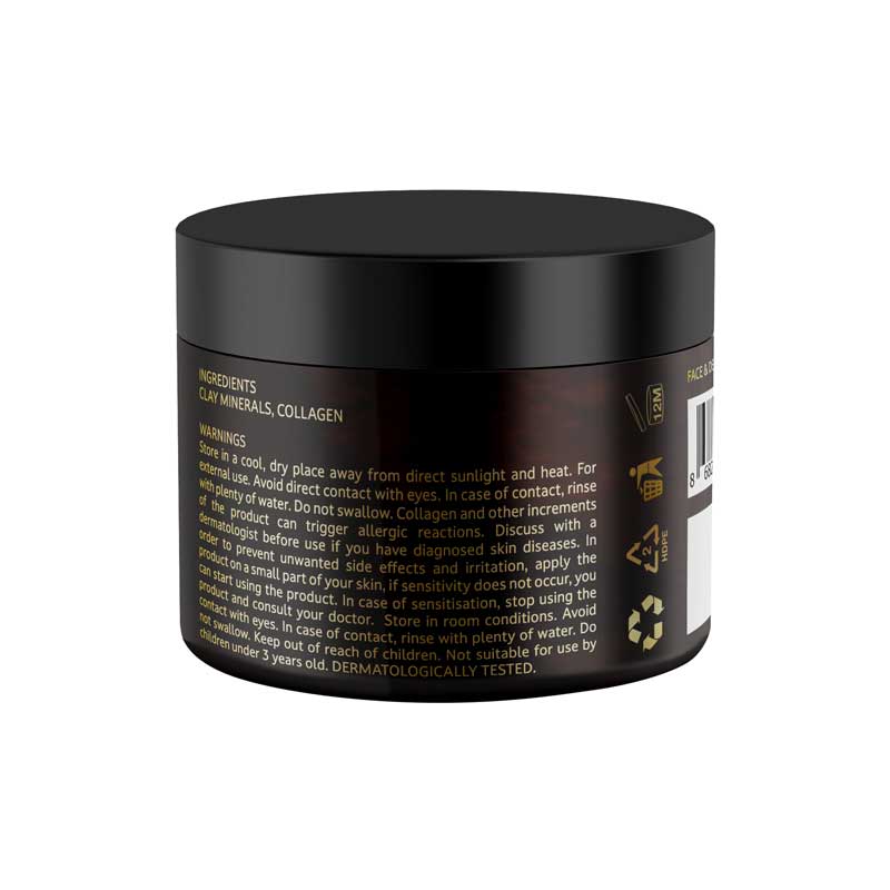 Elevate your skincare routine with our Native Collagen Clay Mask infused with nourishing clay minerals. Unveil smoother, healthier-looking skin.