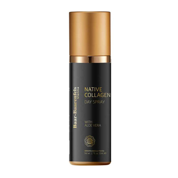 Stay refreshed and hydrated around the clock with our 24h Spray enriched with Native Collagen, Aloe Vera, and Hyaluronic Acid