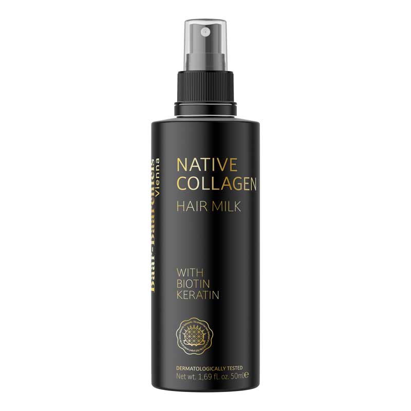 Hairmilk with Native Collagen, Biotin, and Keratin – Nourish Your Hair for Radiant Beauty.