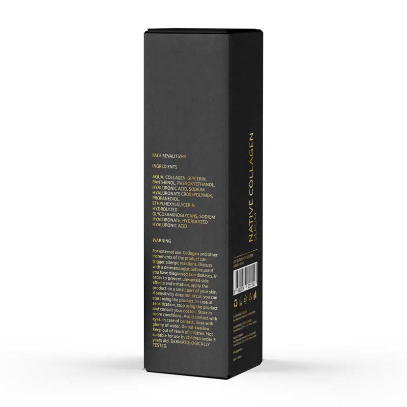 Elevate your skincare routine with our Native Collagen Serum. Experience the power of native collagen for smoother, more youthful-looking skin.